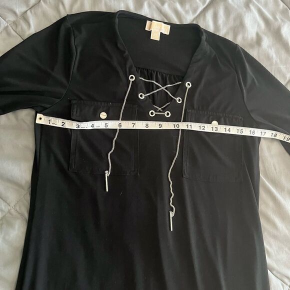 Michael Kors Chain Lace Shirt Dress - Picture 12 of 12